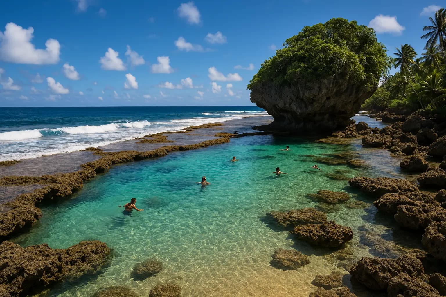 Piscines naturelles de Magpupungko