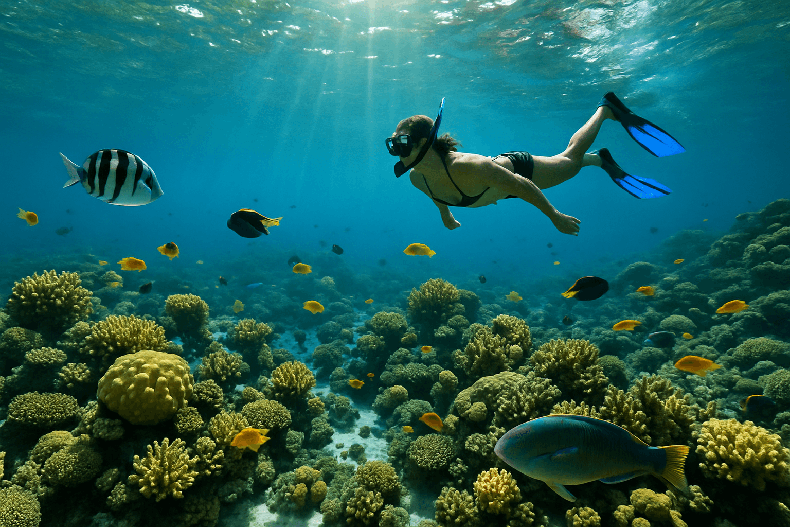 Alona beach snorkeling panglao