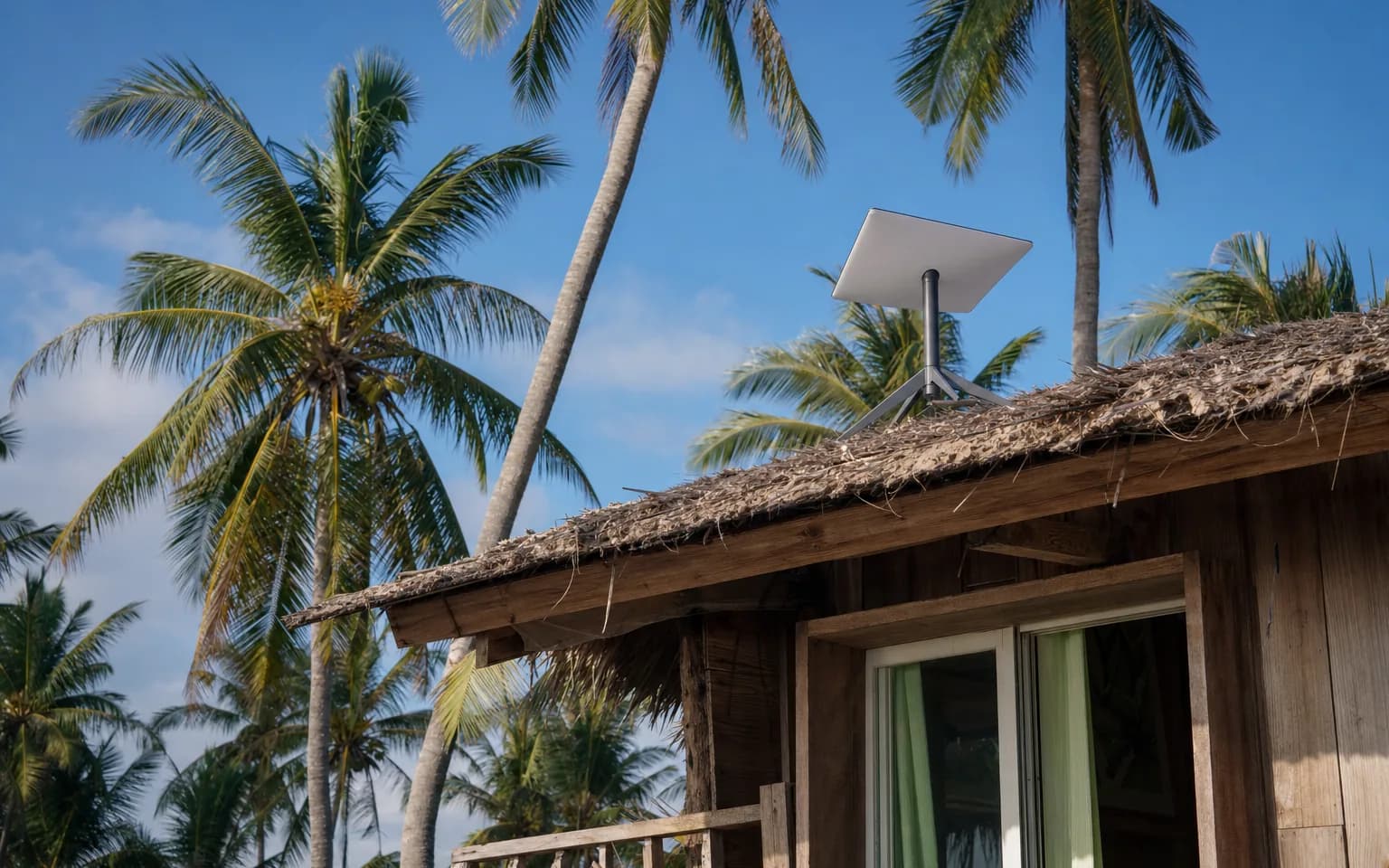 Le kit Starlink (environ 28 000 ₱) apporte 50 à 300 Mbps jusque sur les îles sans fibre
