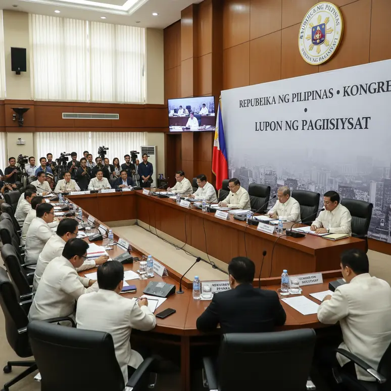 Audition au Congrès des Philippines sur les droits des femmes.