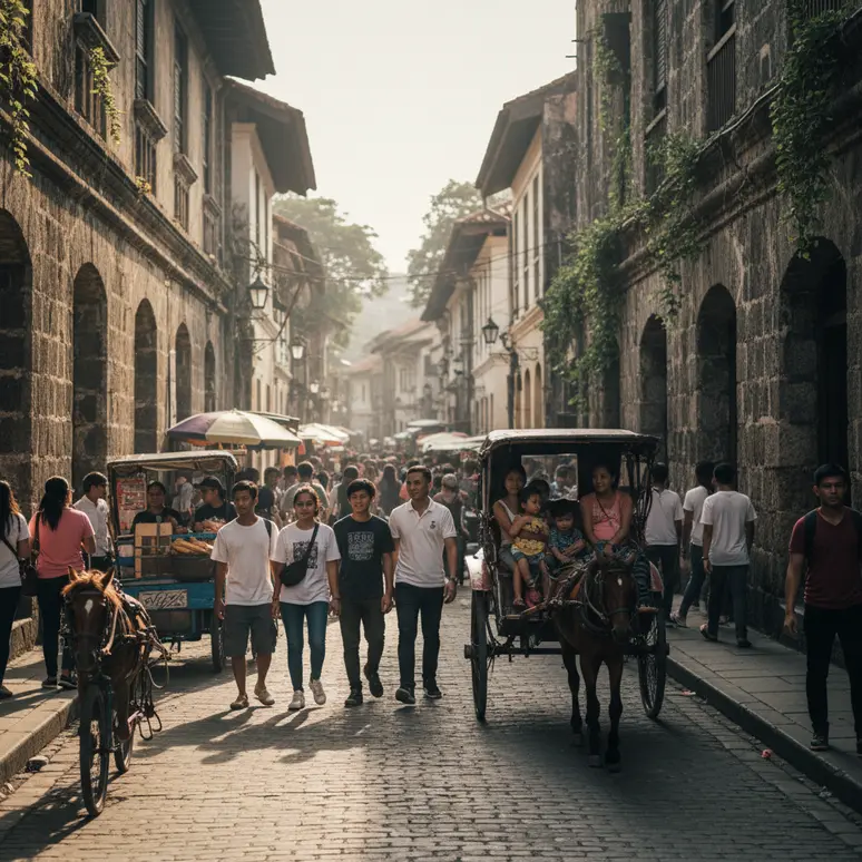 Intramuros, l'un des quartiers historiques incontournables de Manille, offre un charme unique.