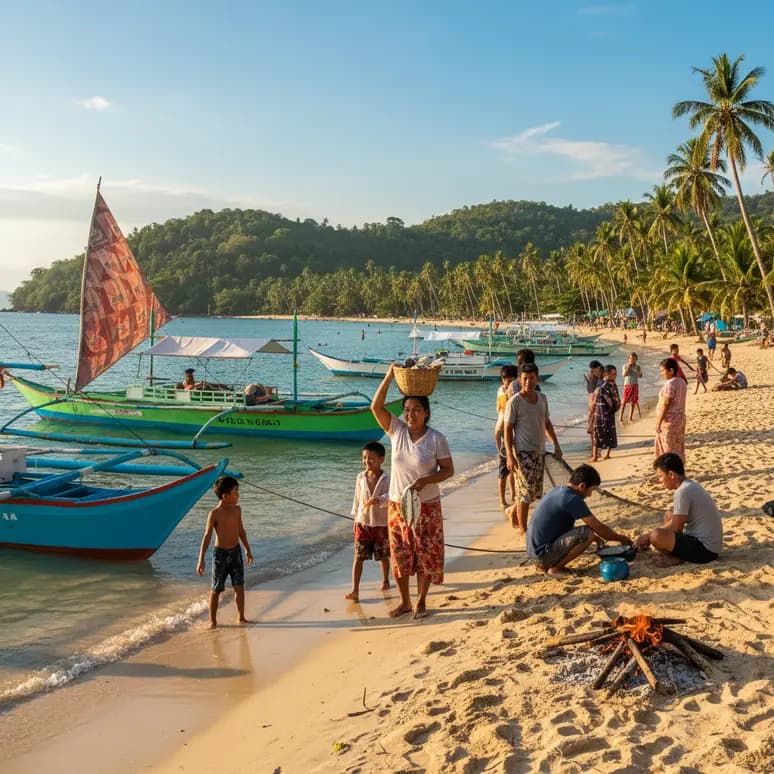 Découvrez la culture locale et les paysages de Samal Island.